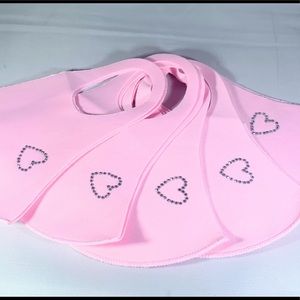 Pink face mask